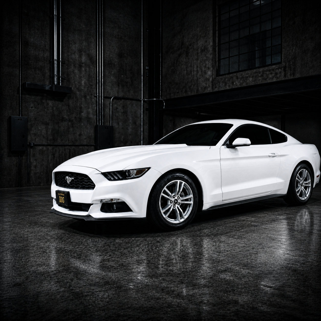 Before preview Mustang front end