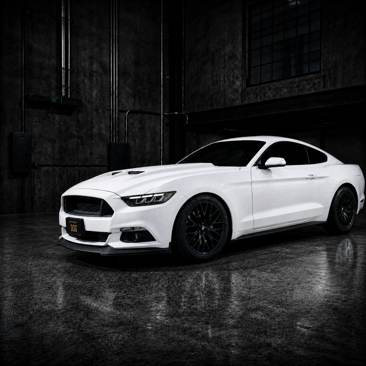 After preview Mustang front end